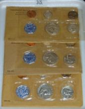 1957, 1958, 1959 U.S. Proof Sets ($2.55 face value in 90% Silver)