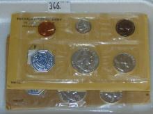 1960, 1961 U.S. Proof Sets ($1.80 face value in 90% Silver).