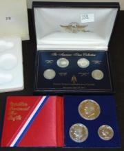"The American Dime Collection" and 1976 3pc. Bicentennial Set.
