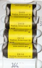 $100 face value in 2009, 2010 Native American Dollars.