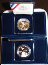 2006 Franklin Proof Silver Dollar. 2005 Marines 230th Anniversary Proof Silver Dollar.