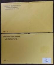 Unopened 1963, 1964 U.S. Proof Sets.