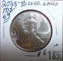 2025 Silver Eagle MS69. WOW!