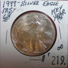 1999 Silver Eagle.