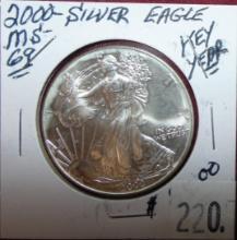 2000 Silver Eagle.