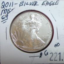 2011 Silver Eagle (key).