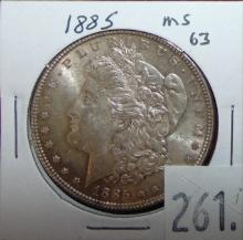 1885 Morgan Dollar.