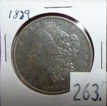 1889 Morgan Dollar.