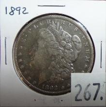 1892 Morgan Dollar.