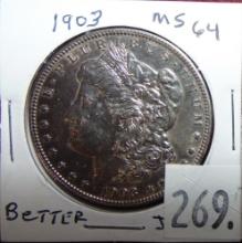 1903 Morgan Dollar.