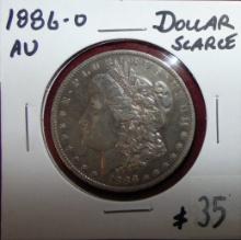 1886-O Morgan Dollar.