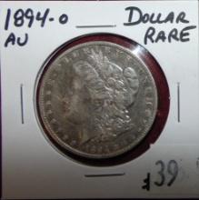 1894-O Morgan Dollar.