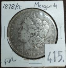 1878-CC Morgan Dollar.