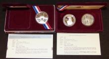 1983, 1984 Olympic Silver Dollars.