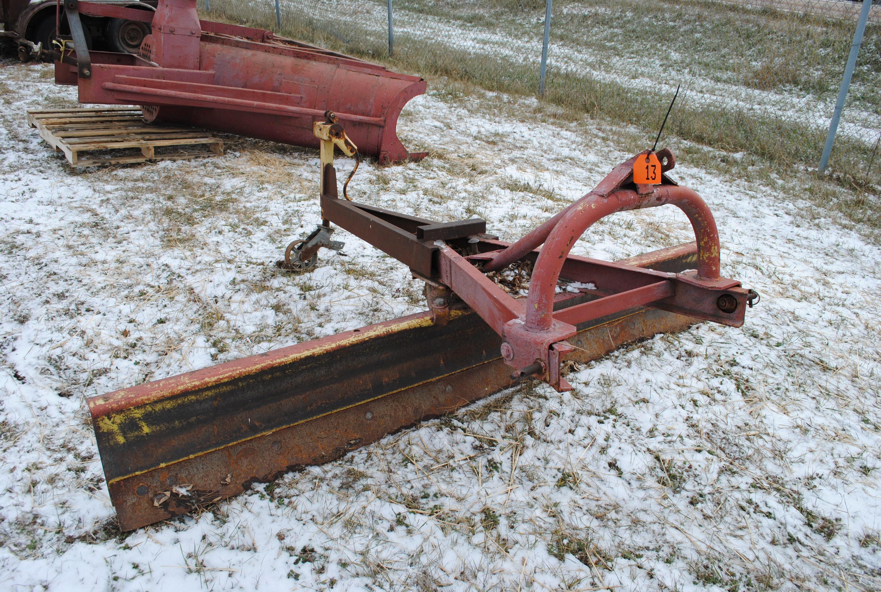 3-Point Back Blade, 8', Kewanee
