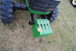 John Deere 4300 HST Utility Tractor, Front-wheel assist, 3-point, hydrostatic, mid-mount pto, has jo