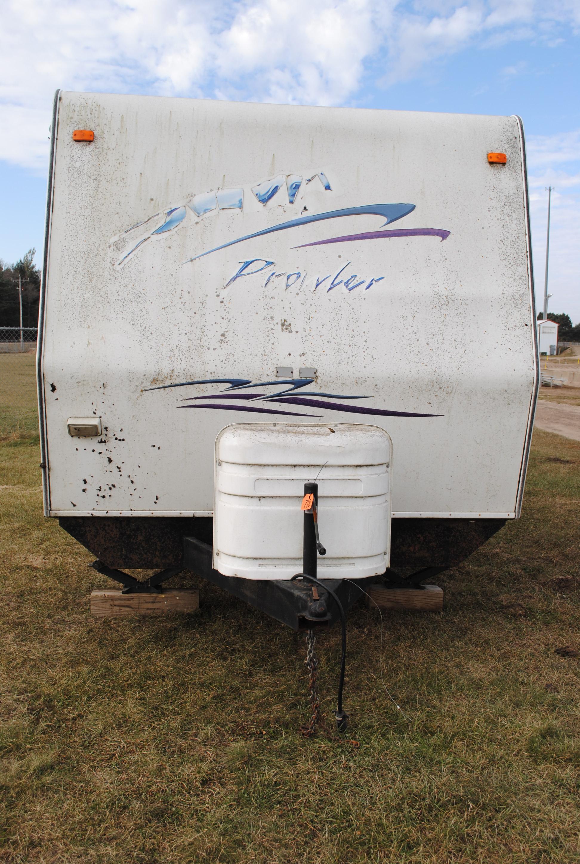 2000 Prowler LS 26H bumper pull camper (by Fleetwood RV), sleeps 6, has shower/tub combo, awning, sl