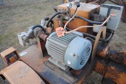 E-Z Crusher Rim Crusher with 31" throat, 10HP, 3-phase electric motor, control panel not hooked up