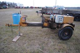 E-Z Crusher Rim Crusher with 31" throat, 10HP, 3-phase electric motor, control panel not hooked up
