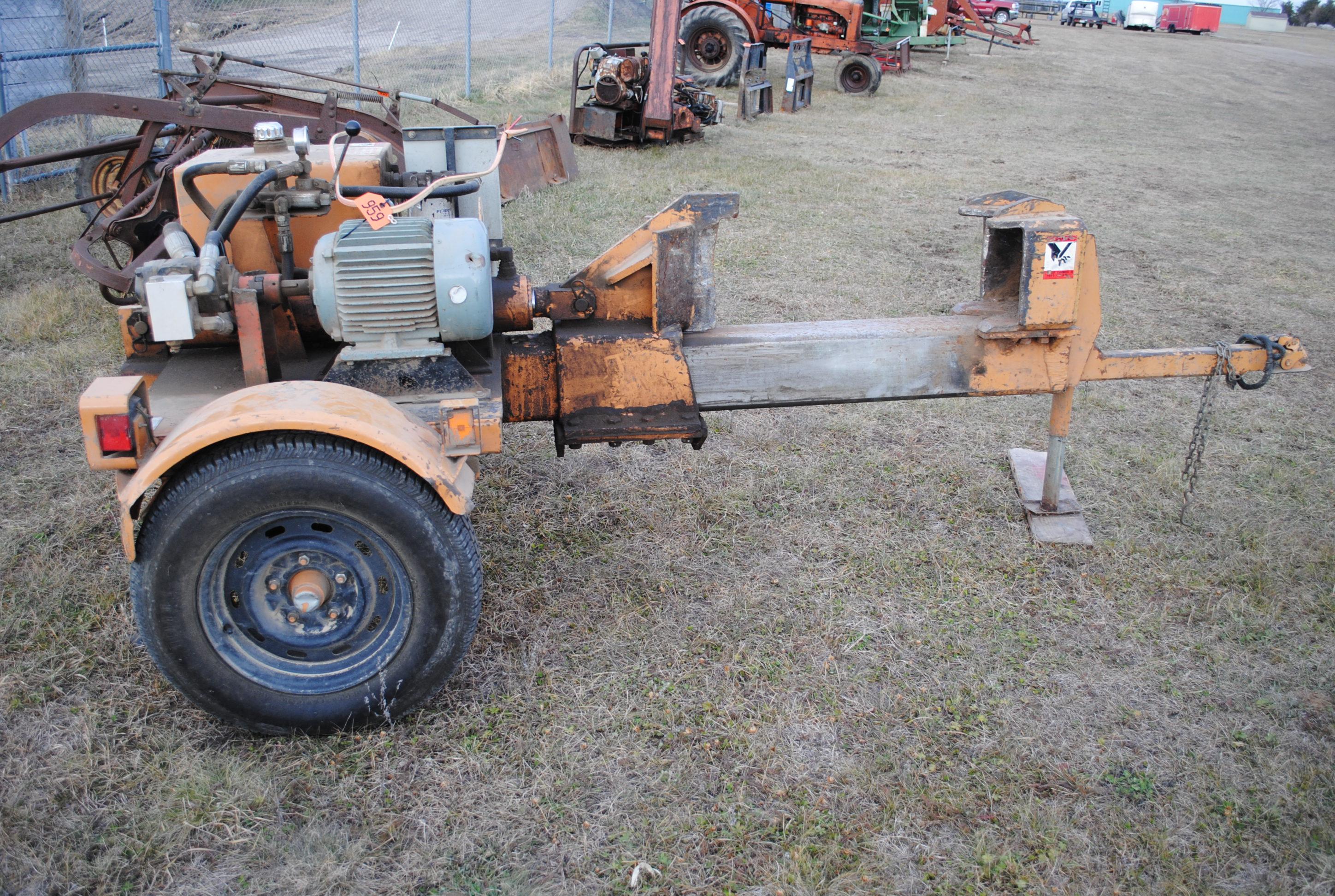 E-Z Crusher Rim Crusher with 31" throat, 10HP, 3-phase electric motor, control panel not hooked up