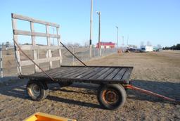 Hay rack on Minnesota Big 7 running gear, 8'x10'