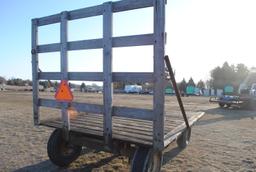 Hay rack on Minnesota Big 7 running gear, 8'x10'