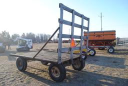 Hay rack on Minnesota Big 7 running gear, 8'x10'