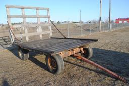 Hay rack on Minnesota Big 7 running gear, 8'x10'