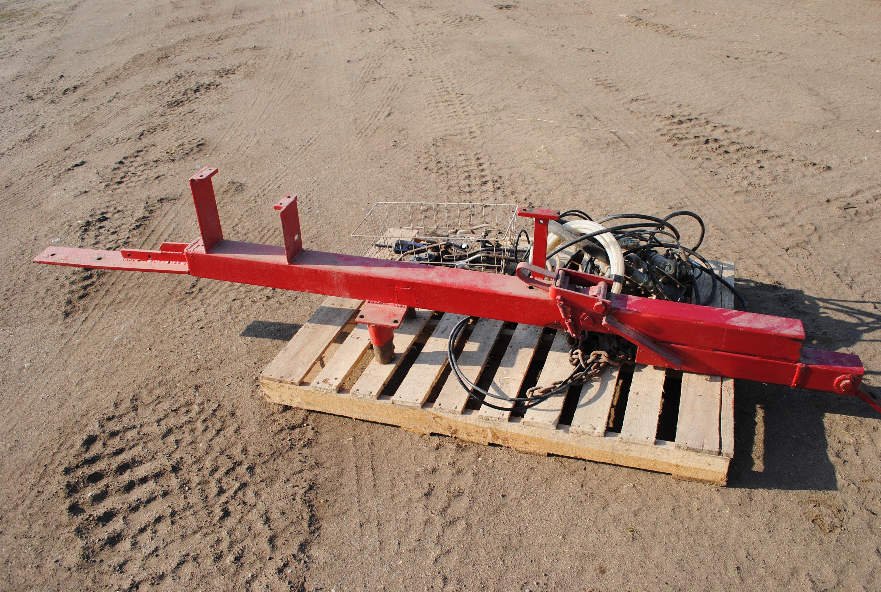 Deutz-Allis 30' field cultivator with 3-bar harrow, Model V1400,