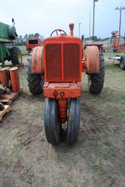 1936 Allis Chalmers WC, runs good, new wiring, new manifold, 12.4-28 rears, 5.5-16 fronts, crank sta