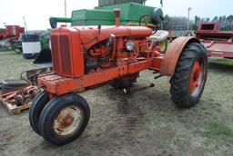 1936 Allis Chalmers WC, runs good, new wiring, new manifold, 12.4-28 rears, 5.5-16 fronts, crank sta