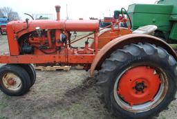 1936 Allis Chalmers WC, runs good, new wiring, new manifold, 12.4-28 rears, 5.5-16 fronts, crank sta
