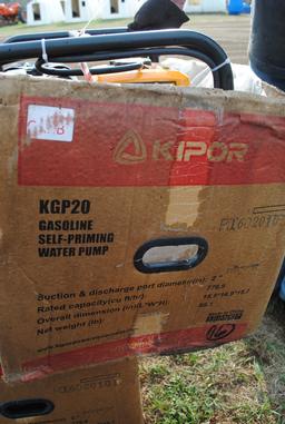KGP20 Gas Water Pump, new in box, self priming