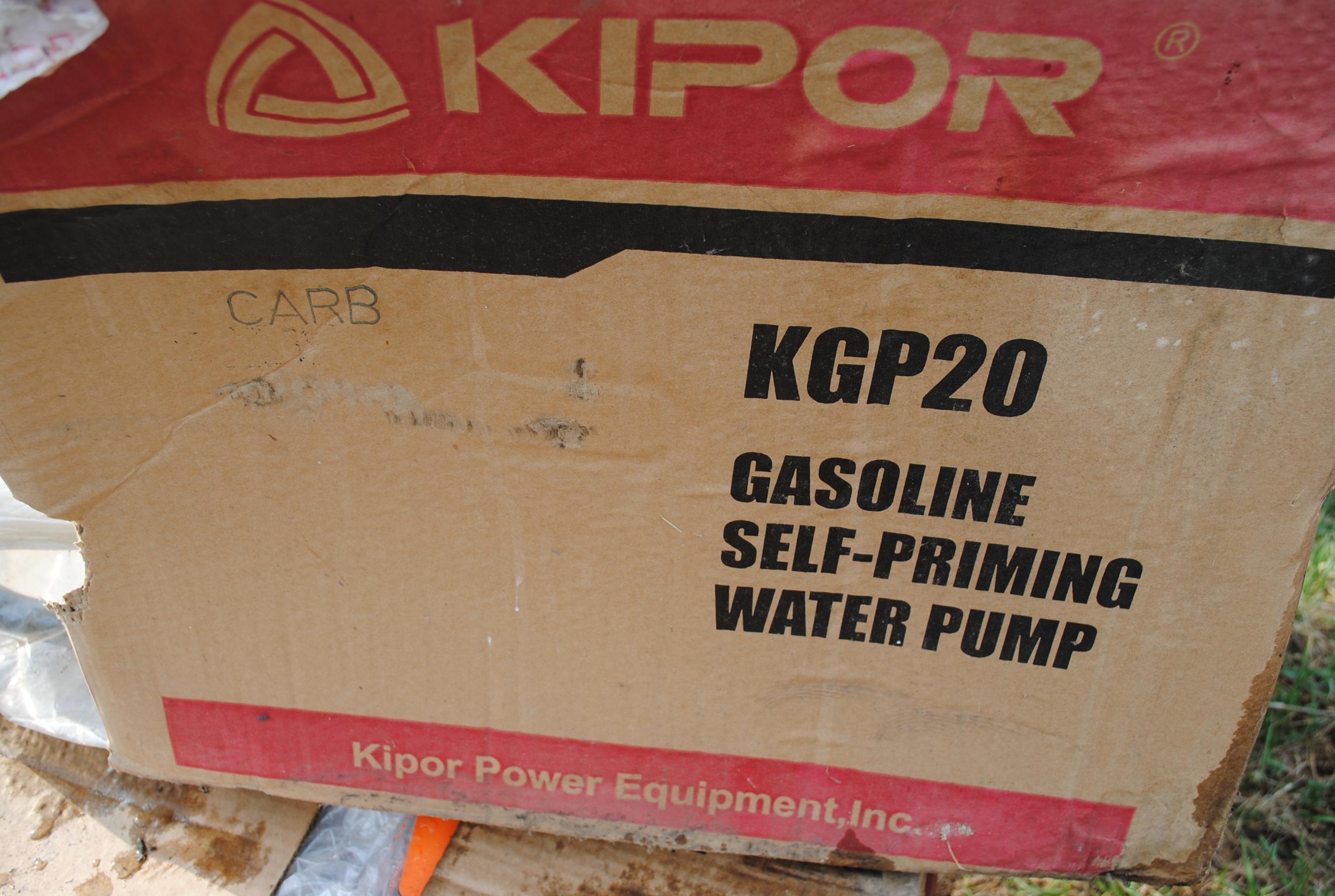 KGP20 Gas Water Pump, new in box, self priming