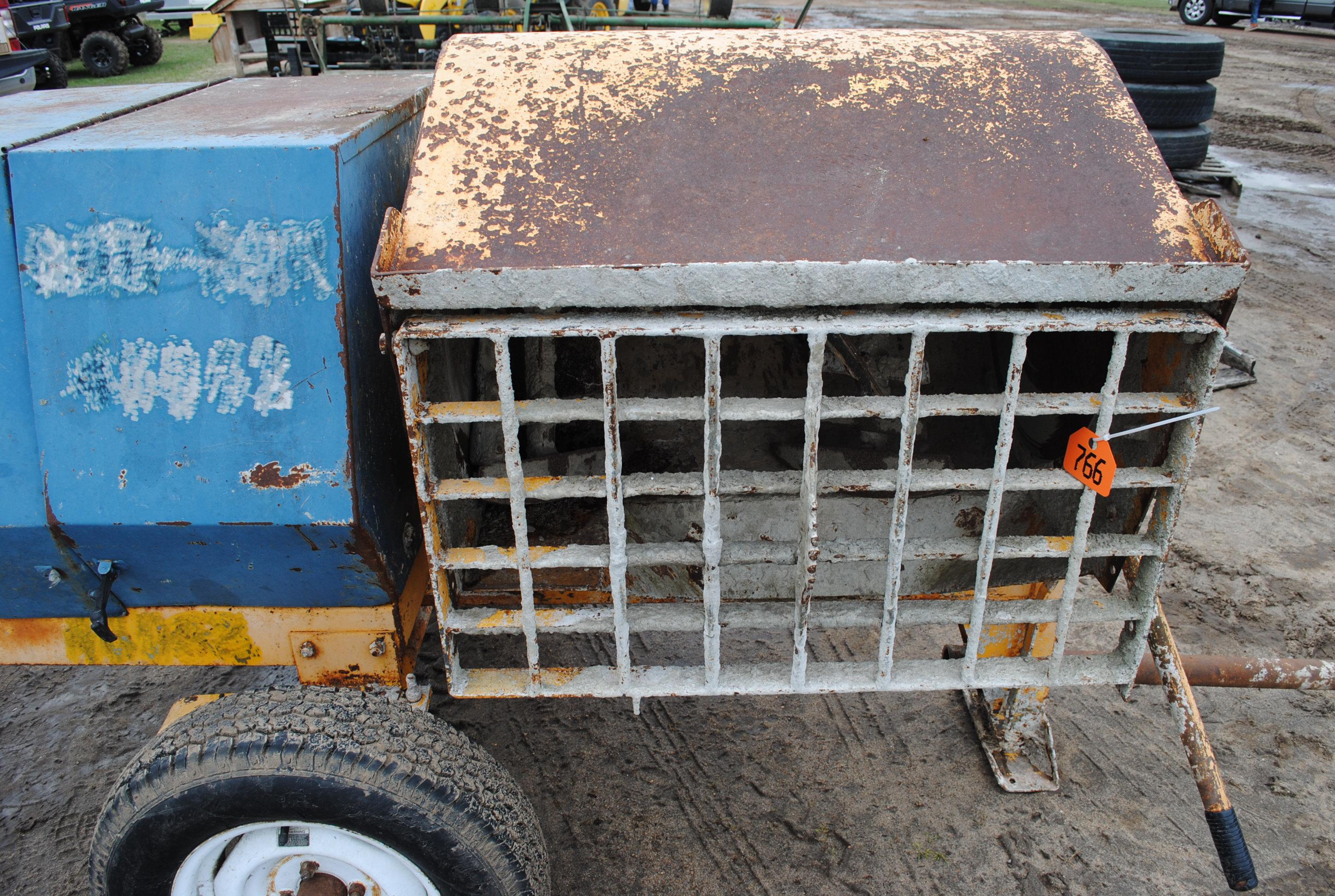 Cement mixer, owner states "carb just cleaned, new spark plug, just changed oil, gear lube & grease