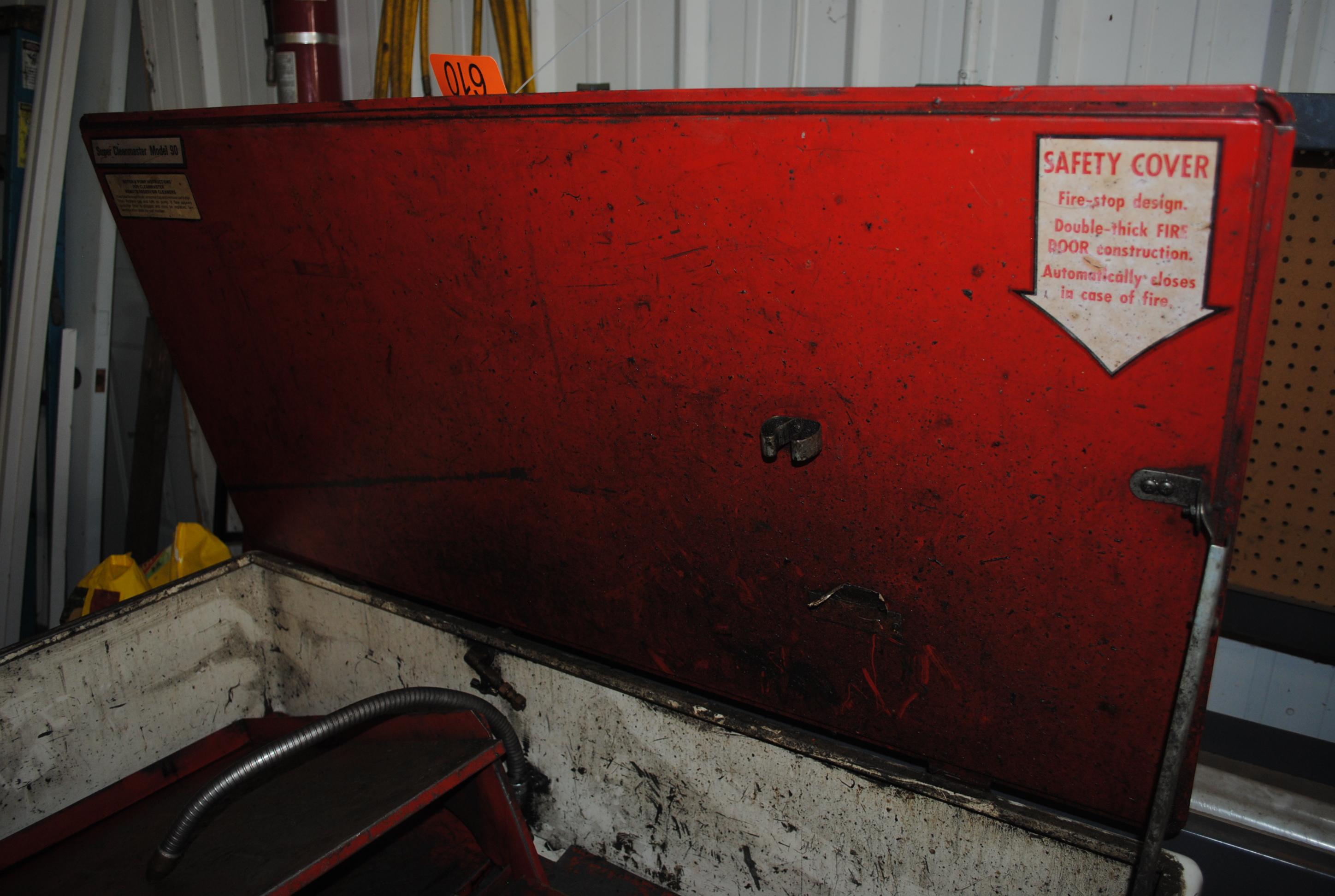 Kleer-Flo Clean Master "Super Cleanmaster Model 90" Parts Washer