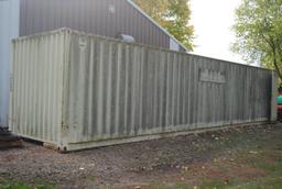 40' Storage Container to be moved by buyer. 14 days to remove it.
