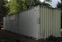 40' Storage Container to be moved by buyer. 14 days to remove it.