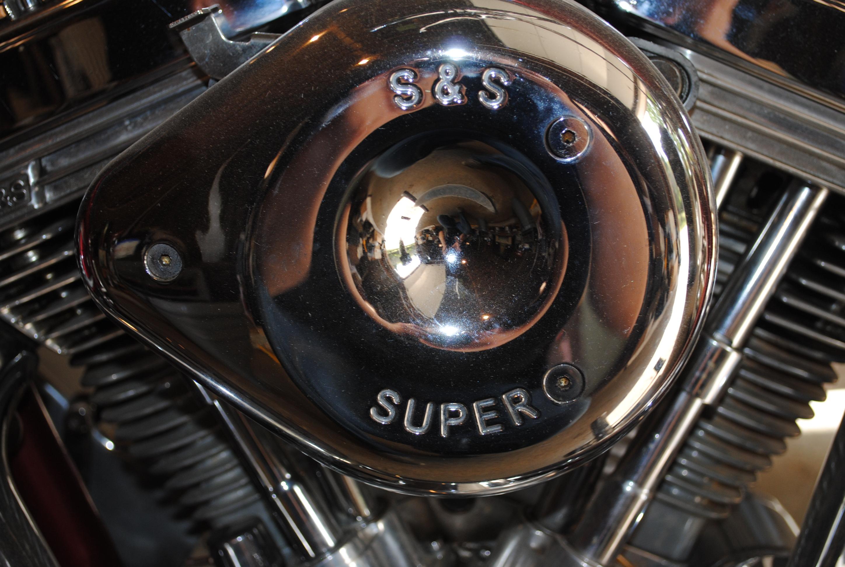 2004 Swift Custom Chopper Motorcycle with S&S motor, new tires, new seat, chromed out. Titled - Sale