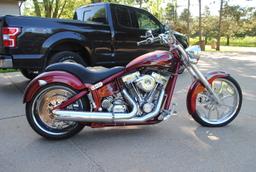2004 Swift Custom Chopper Motorcycle with S&S motor, new tires, new seat, chromed out. Titled - Sale