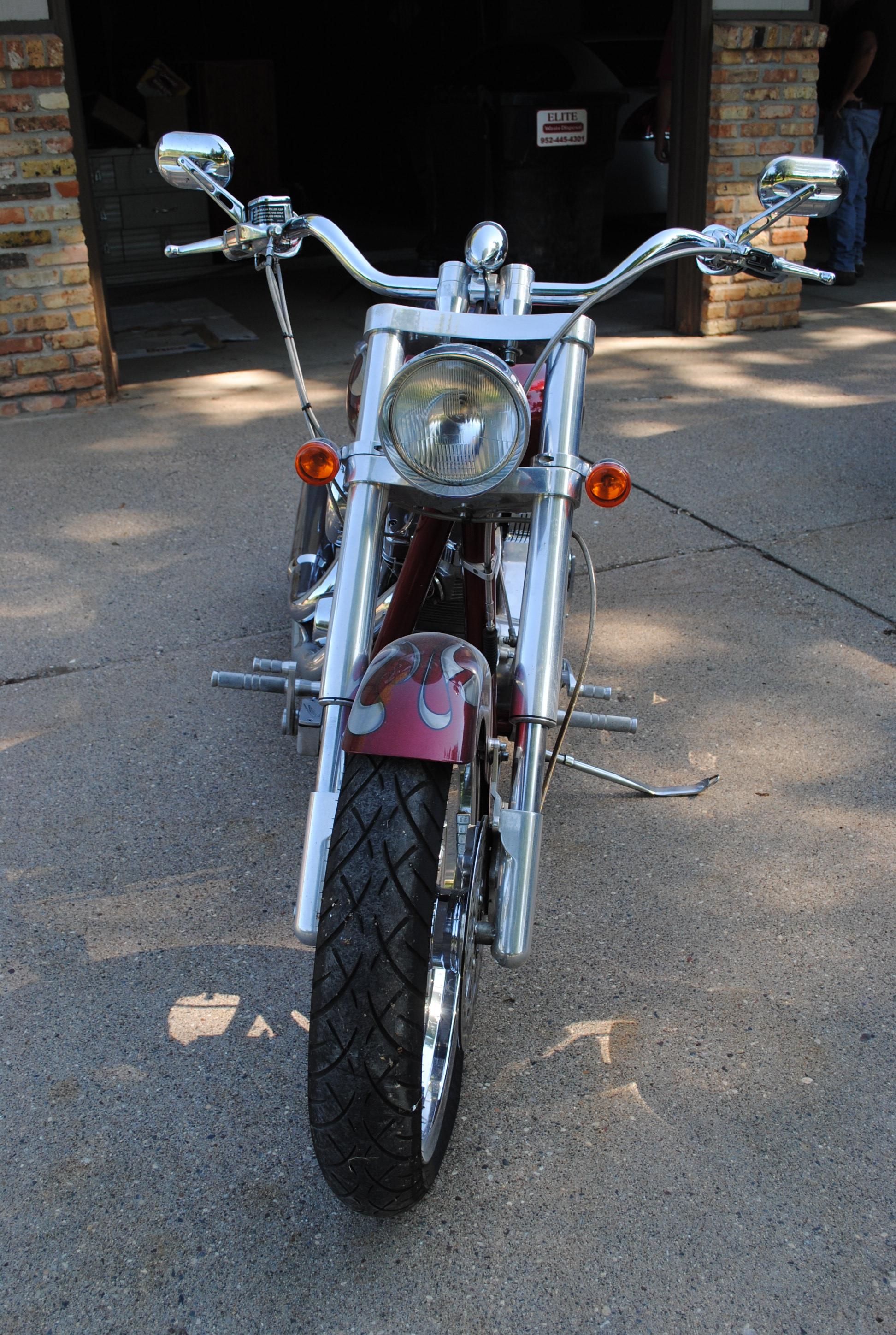 2004 Swift Custom Chopper Motorcycle with S&S motor, new tires, new seat, chromed out. Titled - Sale