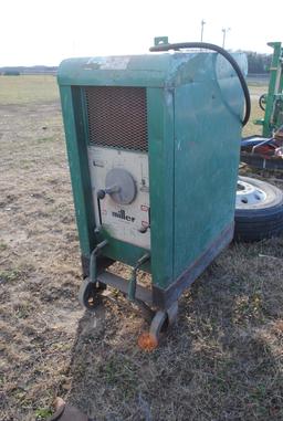 Miller AC/DC Arc Welder, Model MD-300, no leads, on cart, works