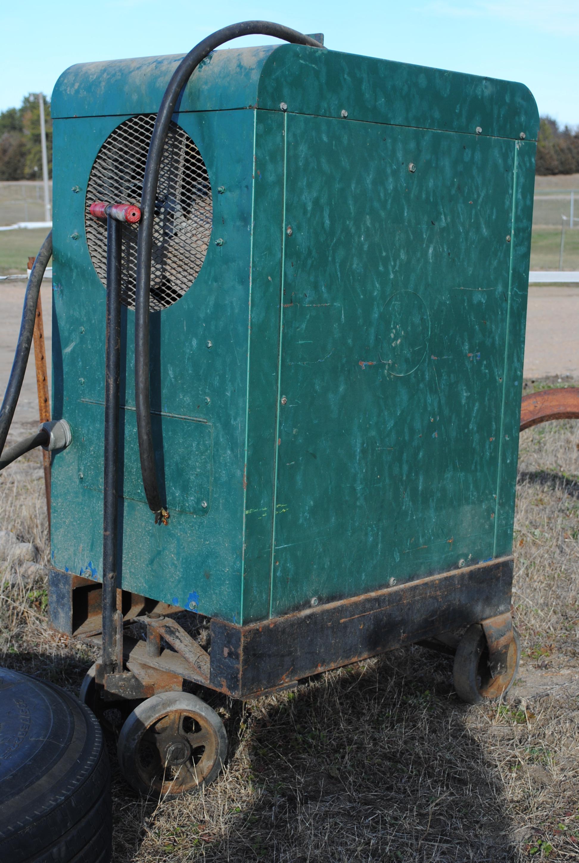 Miller AC/DC Arc Welder, Model MD-300, no leads, on cart, works