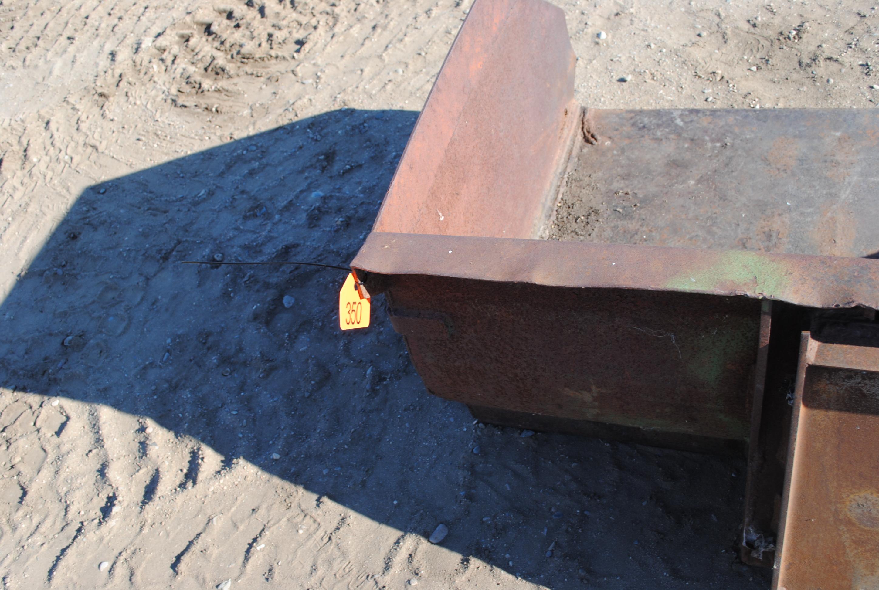 7' Homemade Skidloader Bucket