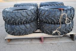 Set of 4 Bear Claw 24x8x12 Tires (sell as set)