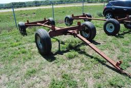 Forage King 10-ton 4-wheel running gear with extendable pole