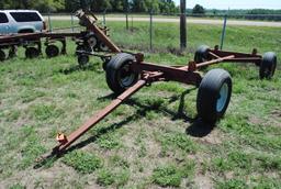 Forage King 10-ton 4-wheel running gear with extendable pole