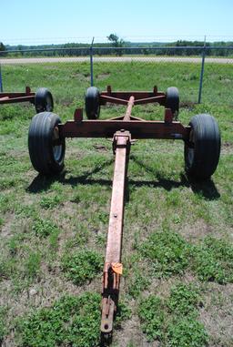Forage King 10-ton 4-wheel running gear with extendable pole