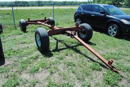 Forage King 10-ton 4-wheel running gear with extendable pole