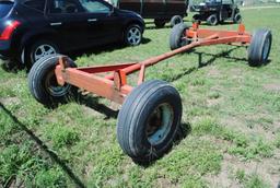 Forage King 10-ton 4-wheel running gear with extendable pole